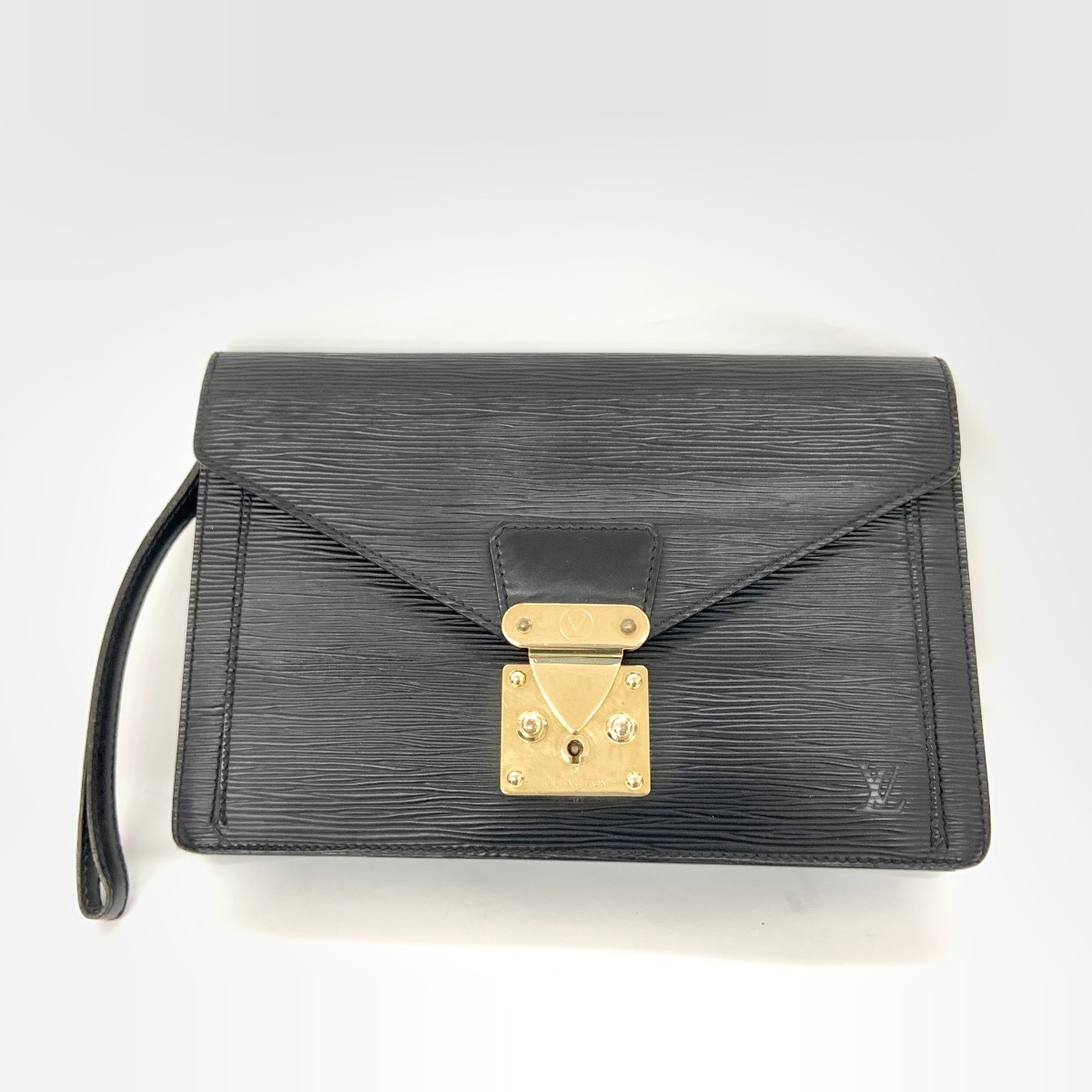 〇〇【中古】LOUIS VUITTON ルイヴィトン エピ ポシェット セリエ ドラゴンヌ メンズ 二つ目御徒面子 M52612 黒いこと B序列付ける