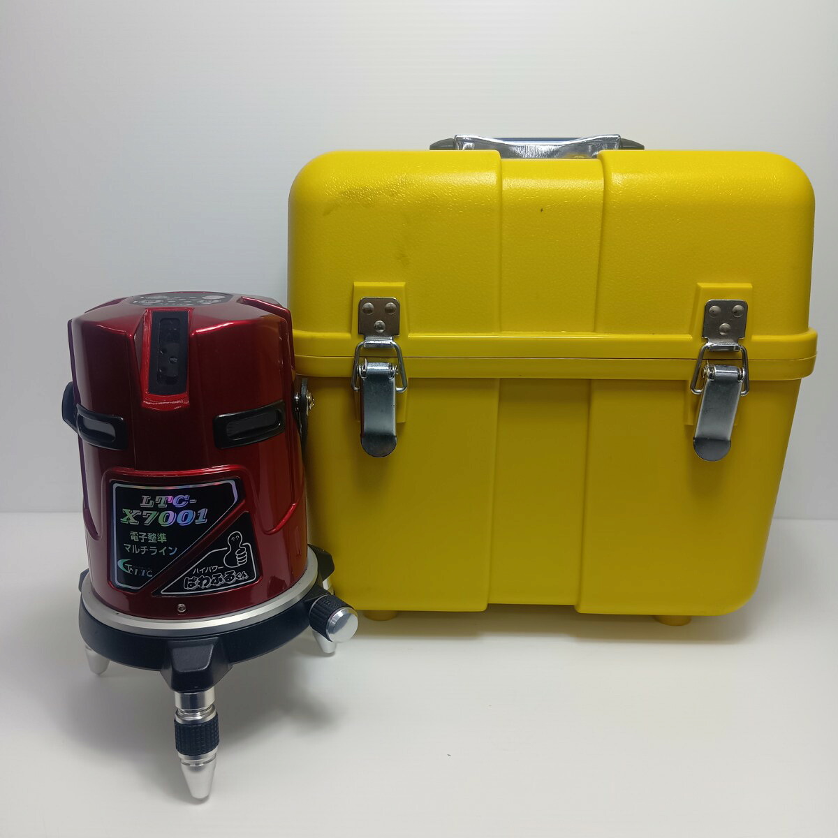 【中古】LTC レーザ墨出し器 ACアダプタ・入れもの付 赤いことレーザ X700323 当て嵌める感有 LTC-X7001 赤いこと B価値づける