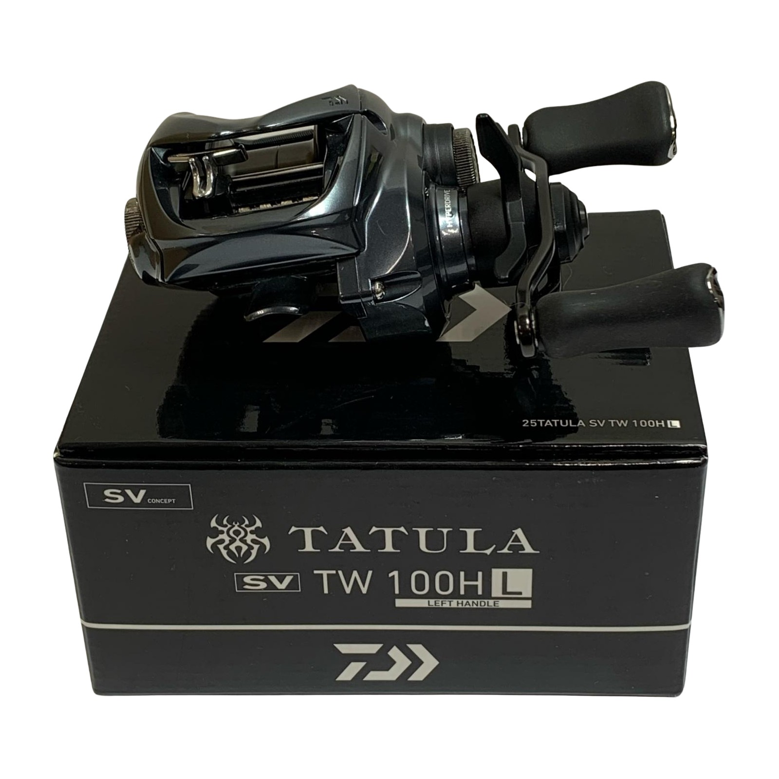 【中古】DAIWA ダイワ 25タトゥーラ SV TW 100HL　ベイトリール　箱付 00630154 Aランク｜リサイクルビッグバン店