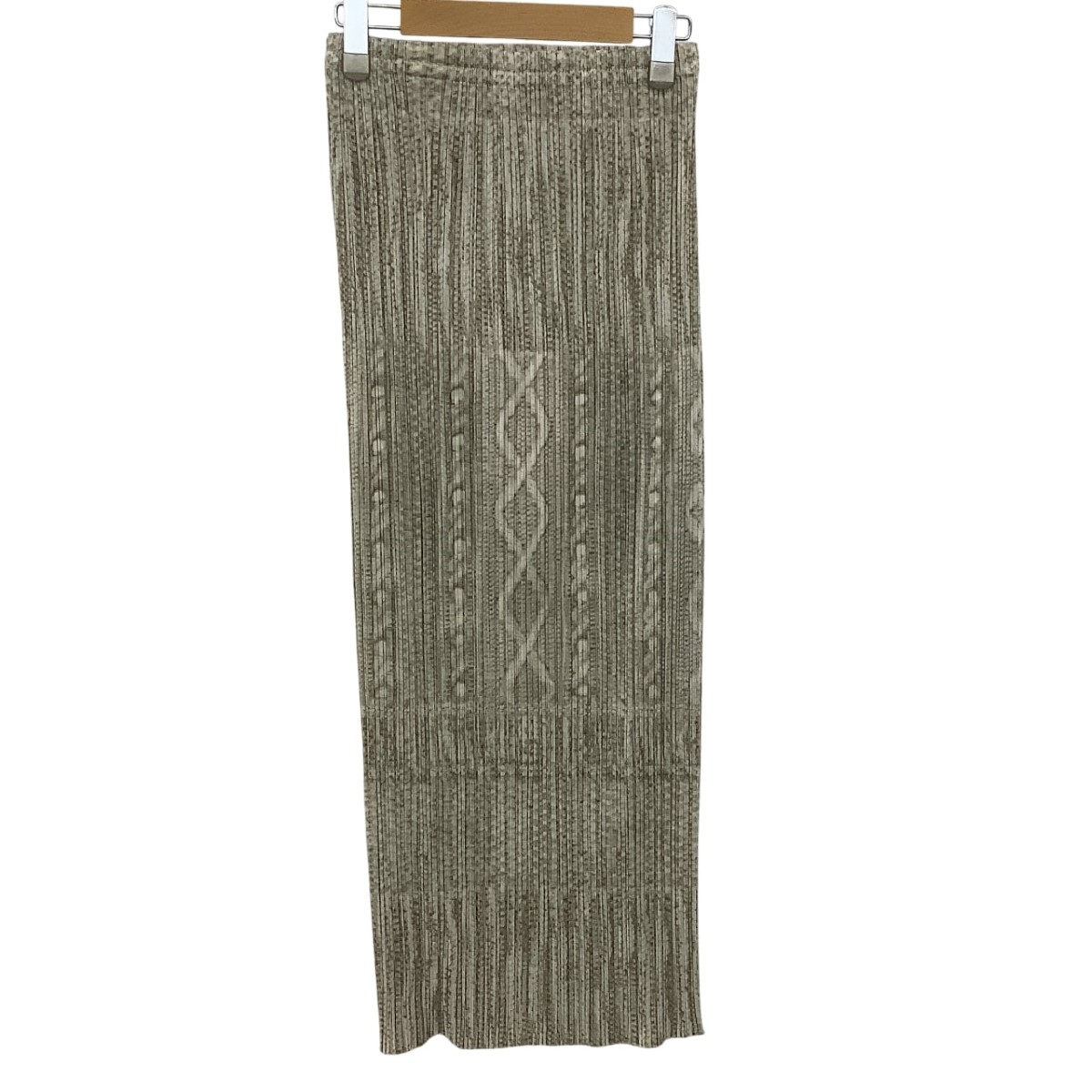 【中古】ISSEY MIYAKE イッセイミヤケ PLEATS PLEASE スコート  SIZE 4 PP64-JG431 ベージュ B序列付ける