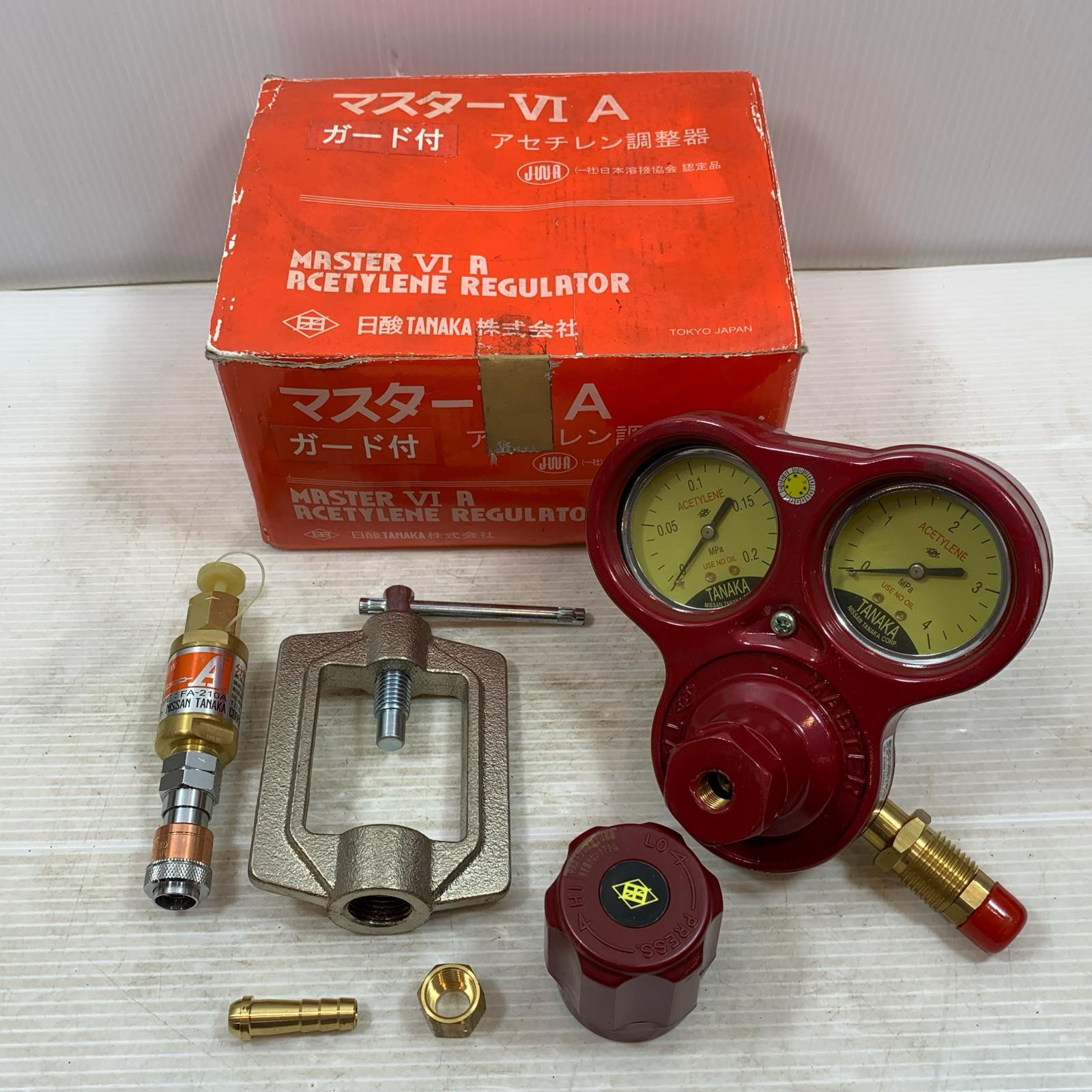 κκ【中古】タナカ 物の具かかわり合い装置 アセチレン合わせる器 O合わせる器 832D 赤いこと A序列付ける