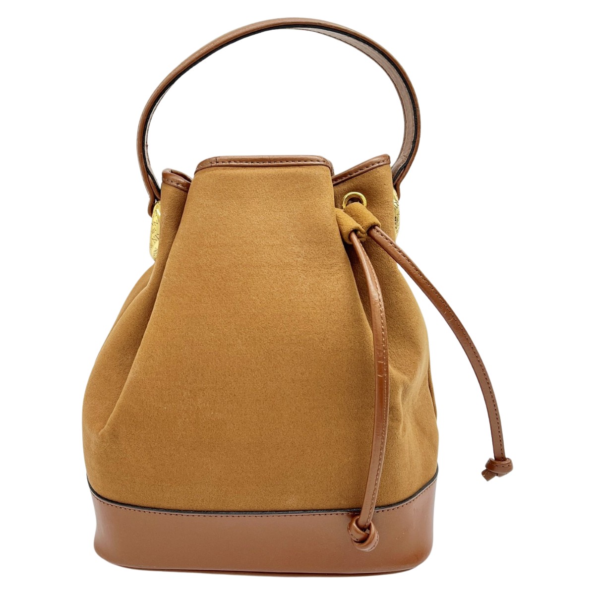 【中古】NINA RICCI ニナリッチ バッグ 巾着型 ブラウン Bランク