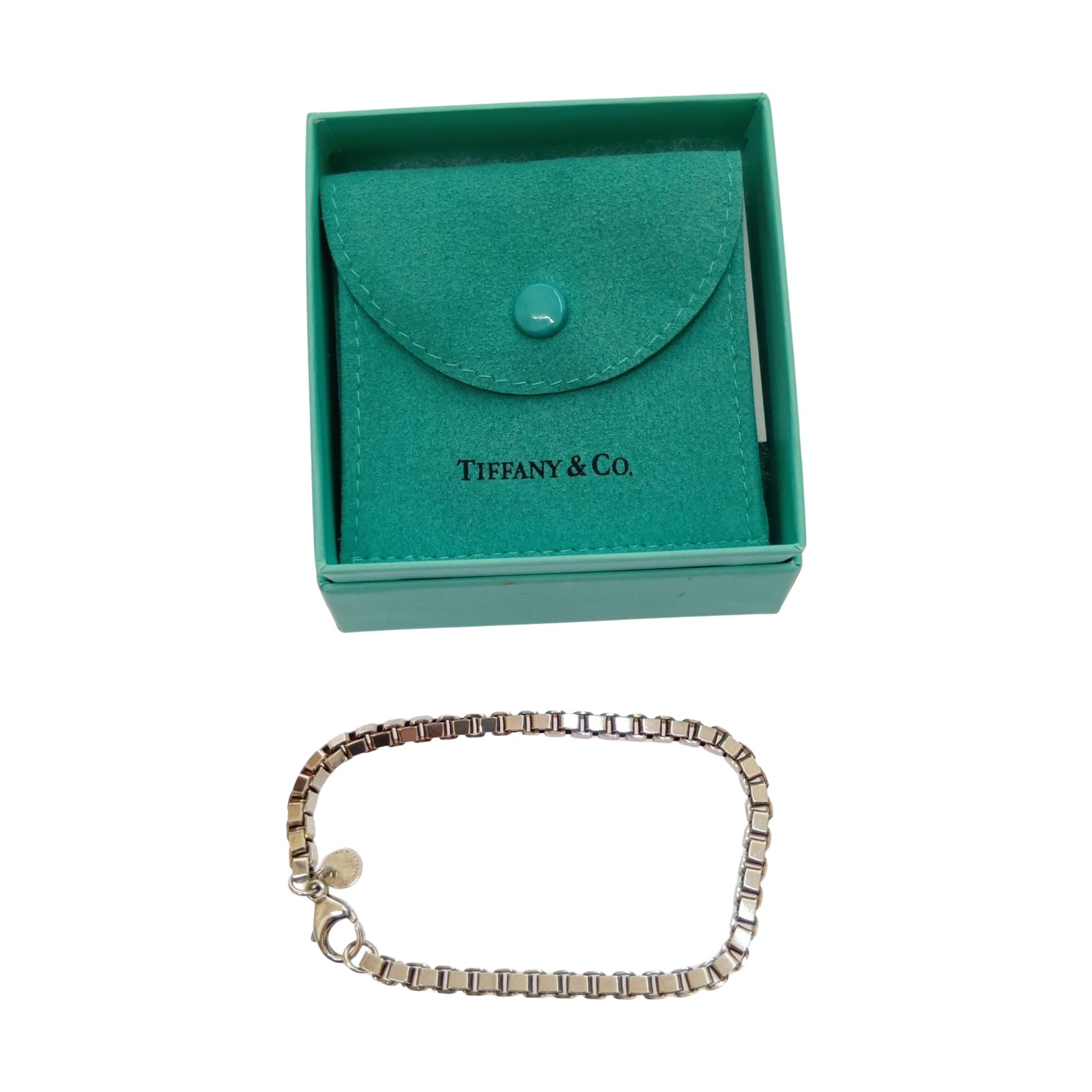 □□【中古】Tiffany \u0026 Co. ティファニー ベネチアンリンクブレスレット B価値づける