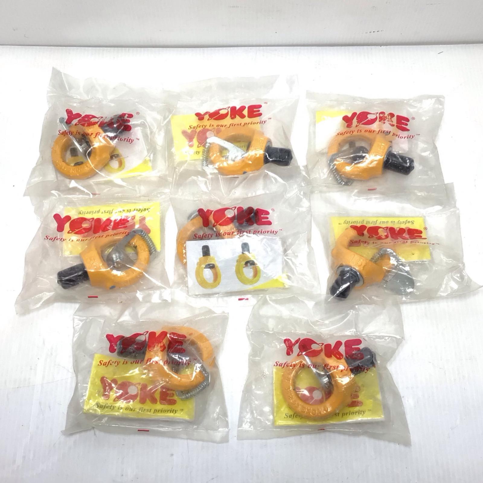 ΘΘ【中古】YOKE キー付アイポイント 未使用品(S) 1.5t 8個セット Sランク
