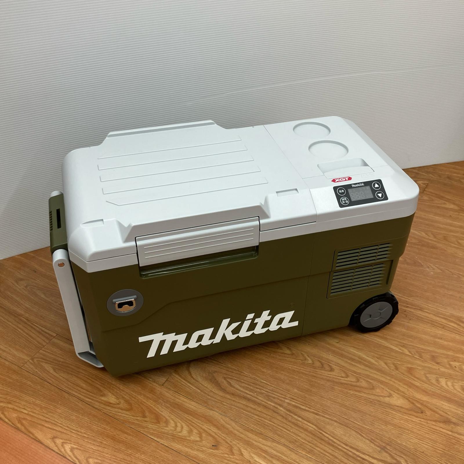 ДД【中古】MAKITA マキタ 充電式保冷温庫 ACアダプタ・DCアダプタ付き 20L 40V/18V CW001G オリーブ Bランク