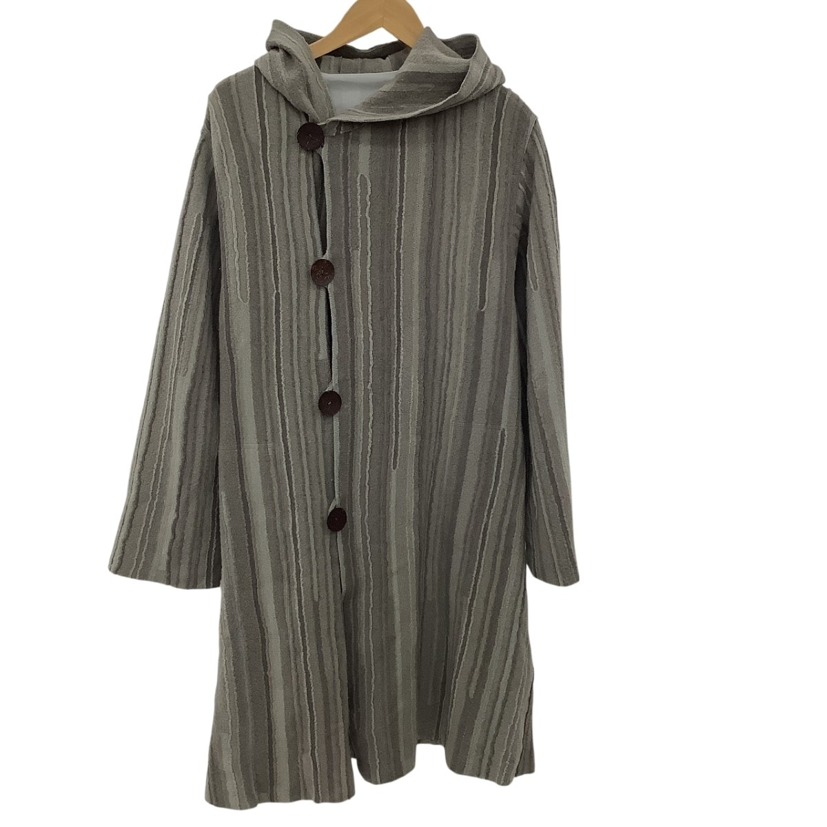 【中古】JURGEN LEHL ヨーガンレール レディース コート SIZE M グレー Bランク