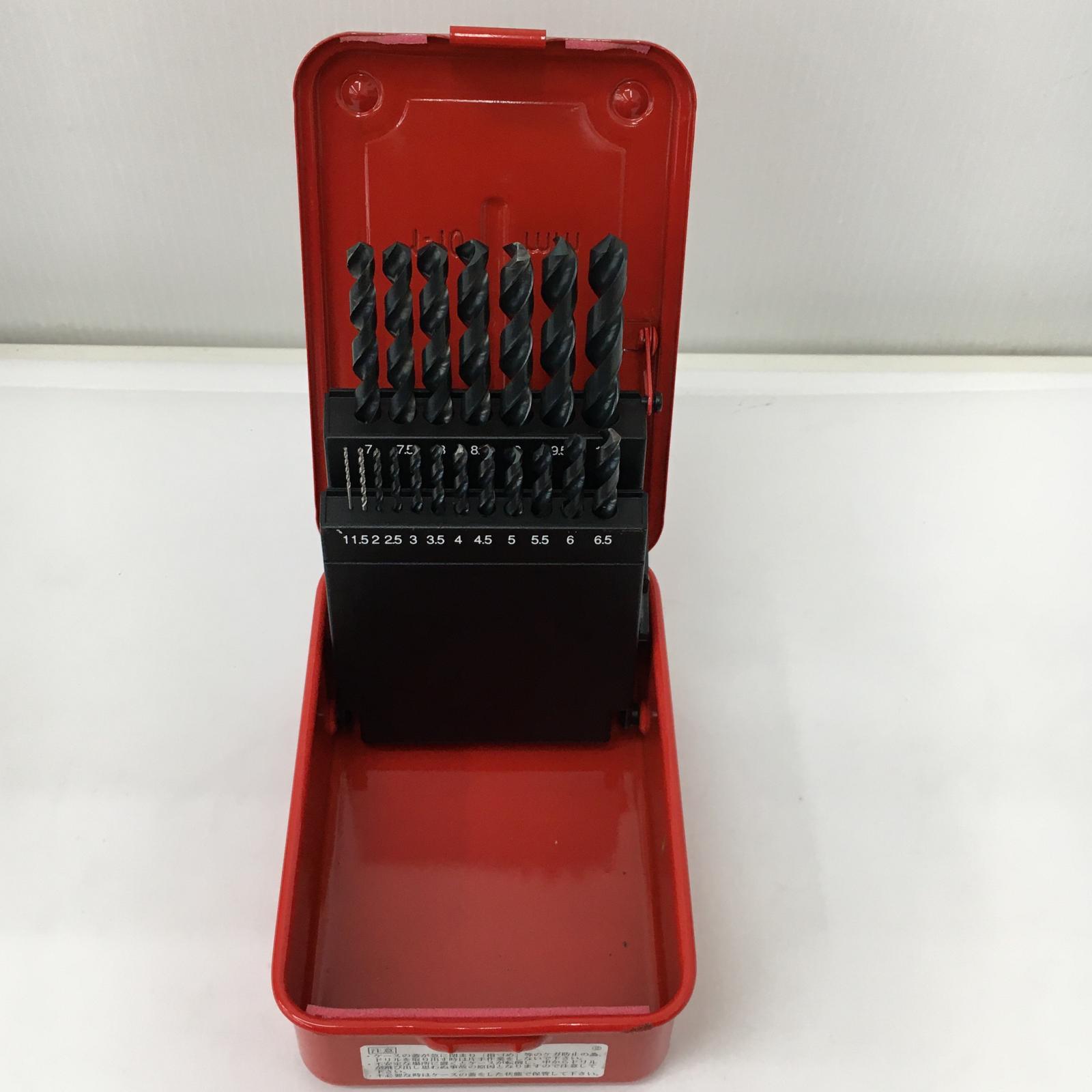 △△【中古】MITSUBISHI ミツビシ コバルトハイスドリルセット ステンレス用 KSD-SET-19P Sランク