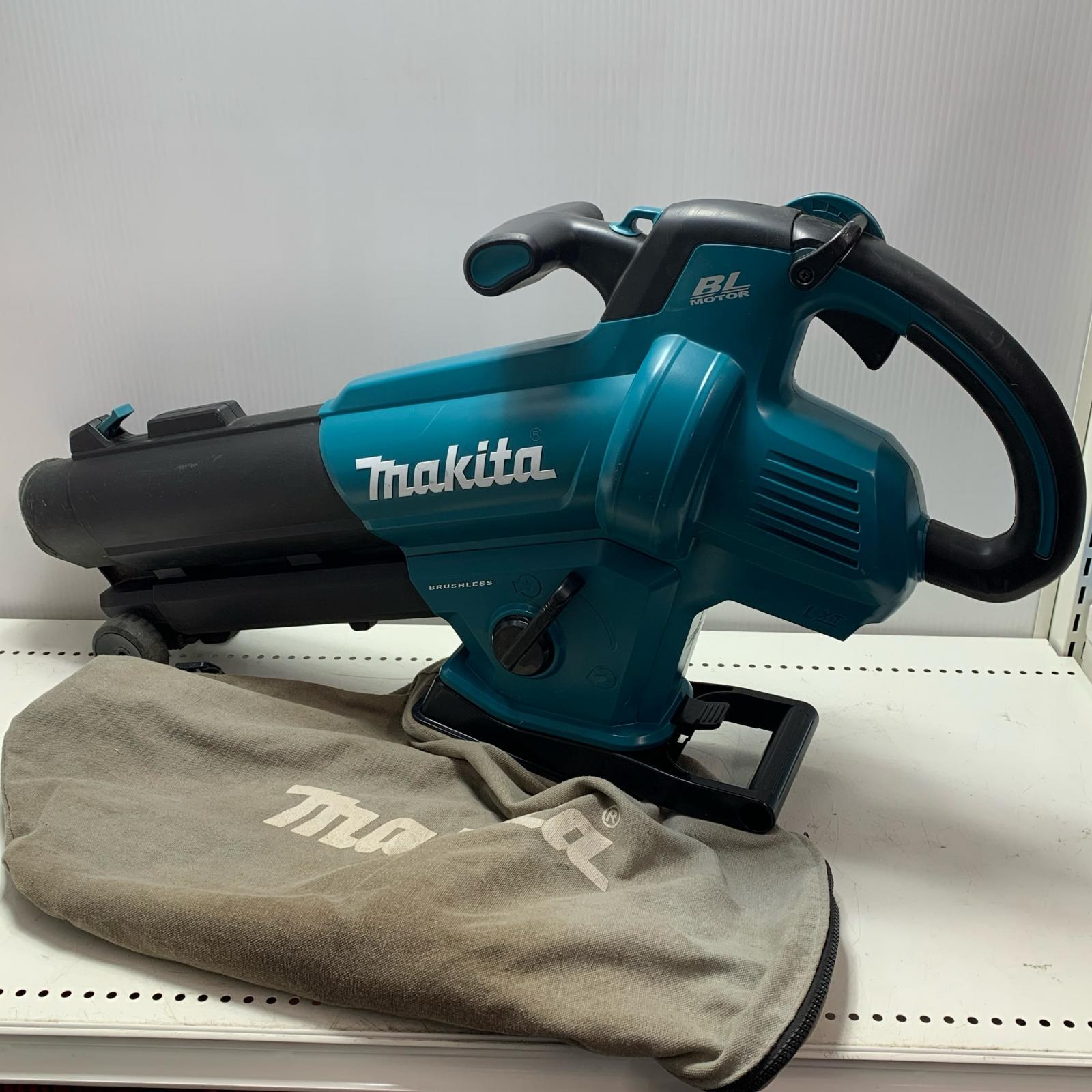 【中古】MAKITA マキタ 充電式ブロワ集じん機 MUB187D ブルー Cランク