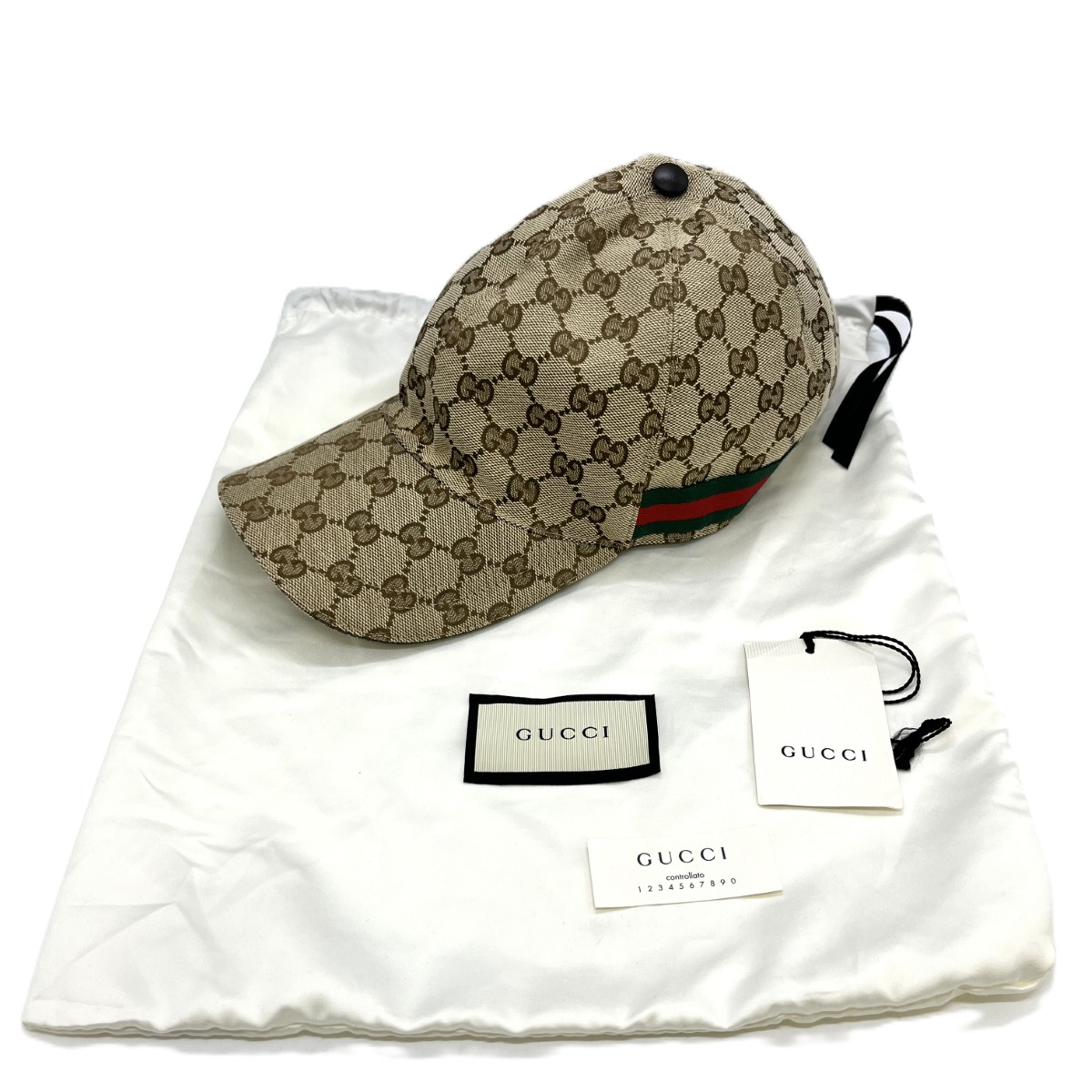 楽天市場】【GUCCI】（グッチ）ワッペン キャップ ロゴ刺繍入り【USED