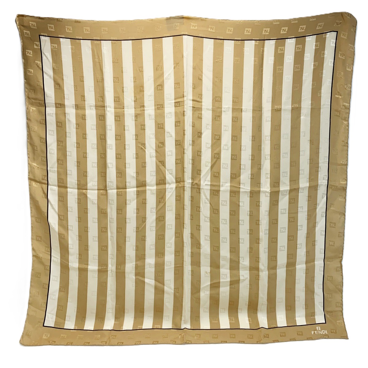 楽天市場】FENDI【フェンディ】スカーフ ズッカ柄 FFパターン 総柄