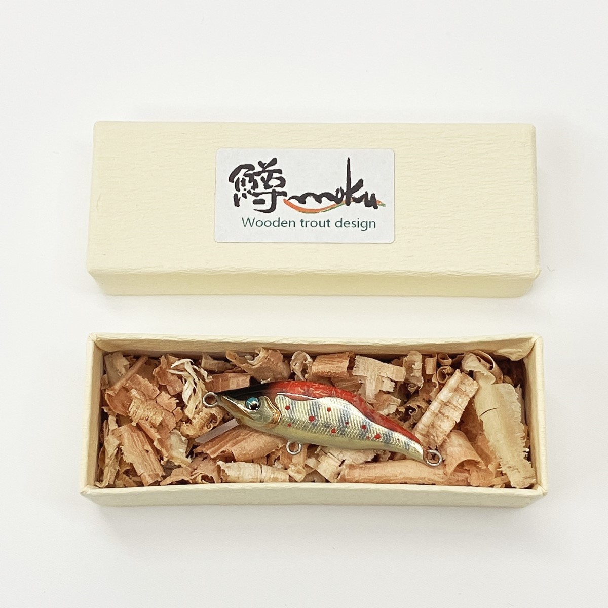 〇〇【中古】鱒moku マスモク フローズン レッド バック アマゴ ルアー ミノー 45S 未使用品 Sランク
