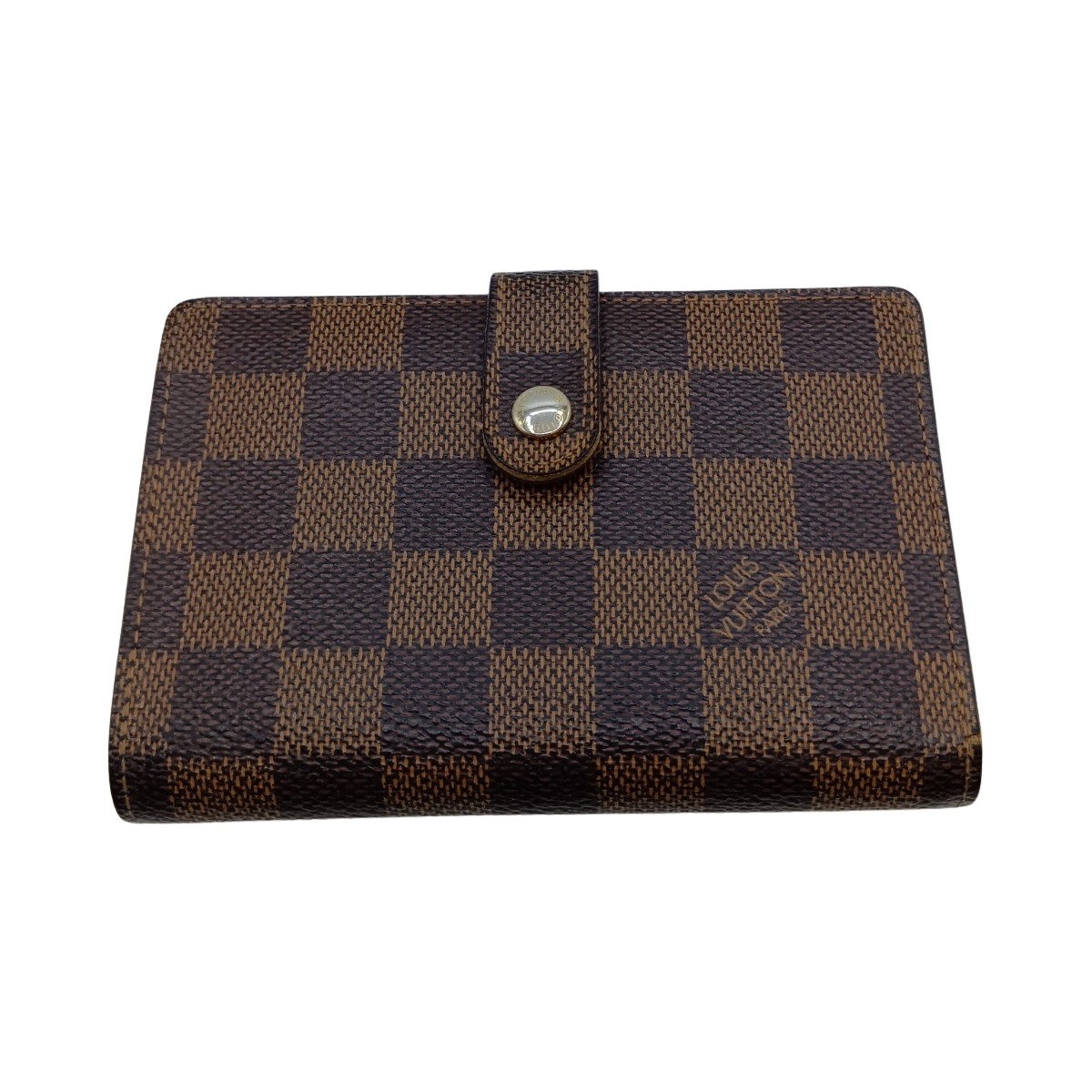 【中古】LOUIS VUITTON ルイヴィトン ダミエ ポルト フォイユ ヴィエノワ 2つ折り財布 N61674 ブラウン Cランク 25,641円