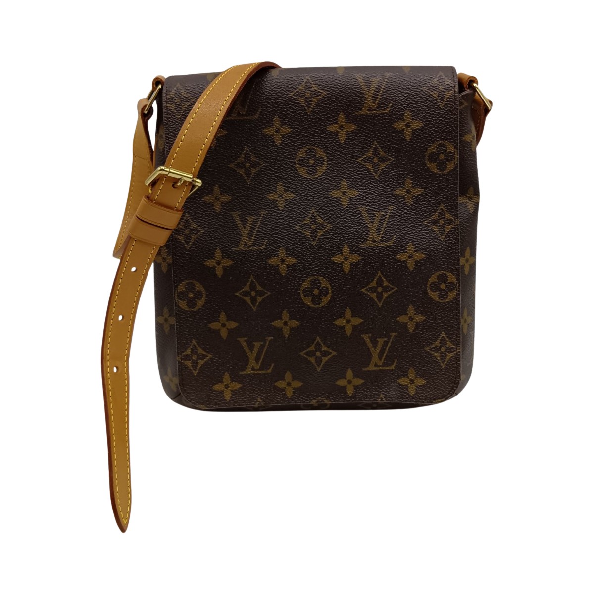 【中古】LOUIS VUITTON ルイヴィトン モノグラム ミュゼット・サルサ ショルダーバッグ M51258 ブラウン Cランク