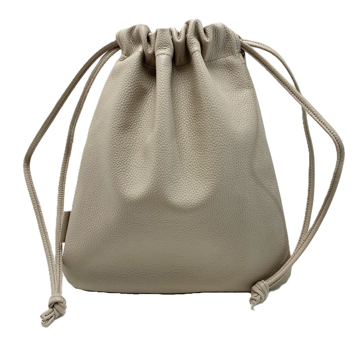 【中古】Somes Saddle ソメスサドル ピッコラ 合切袋 PL-61 グレージュ 牛皮 B価値づける