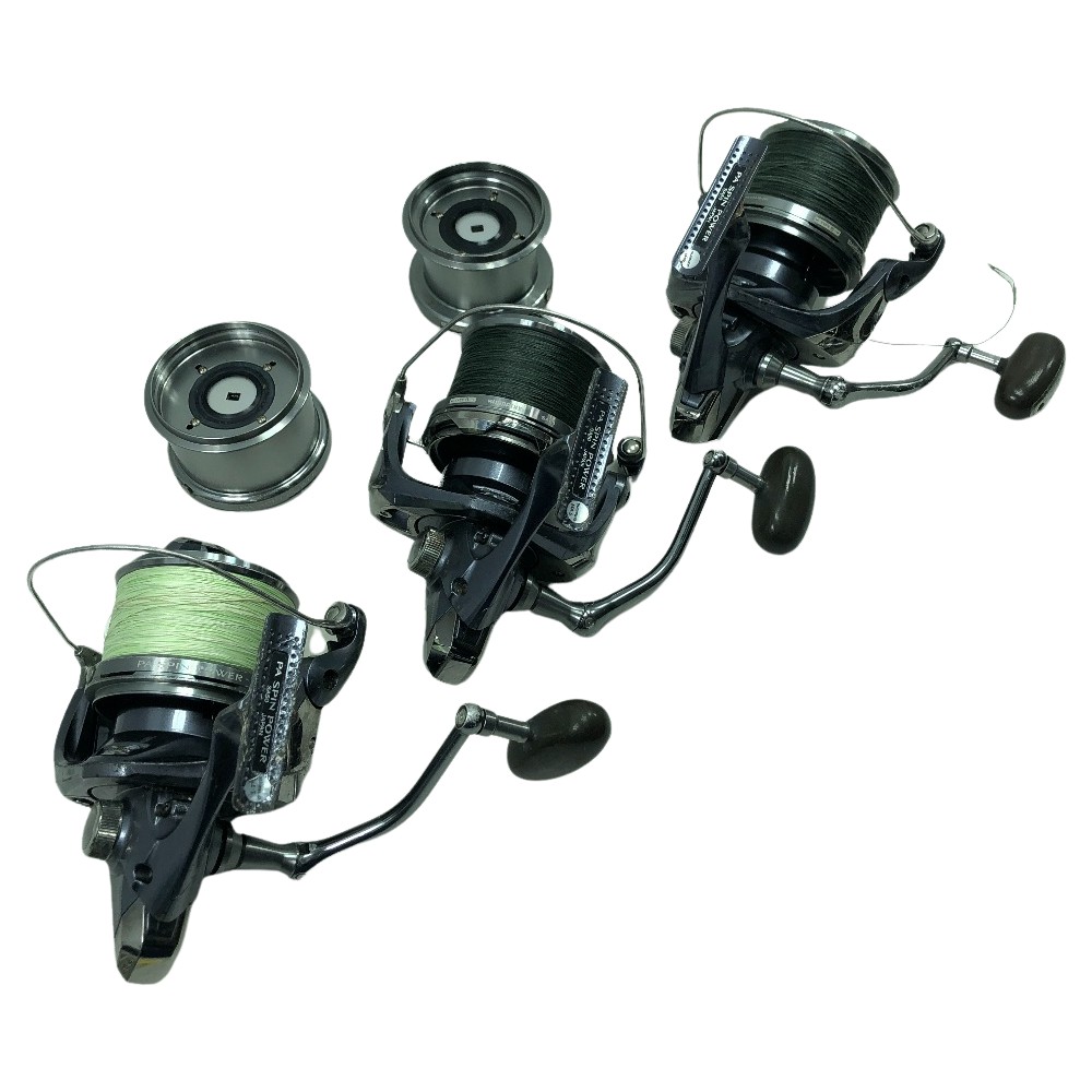 【中古】SHIMANO シマノ スピニングリール 13パワーエアロ スピンパワー 3個まとめ SA50 Cランク