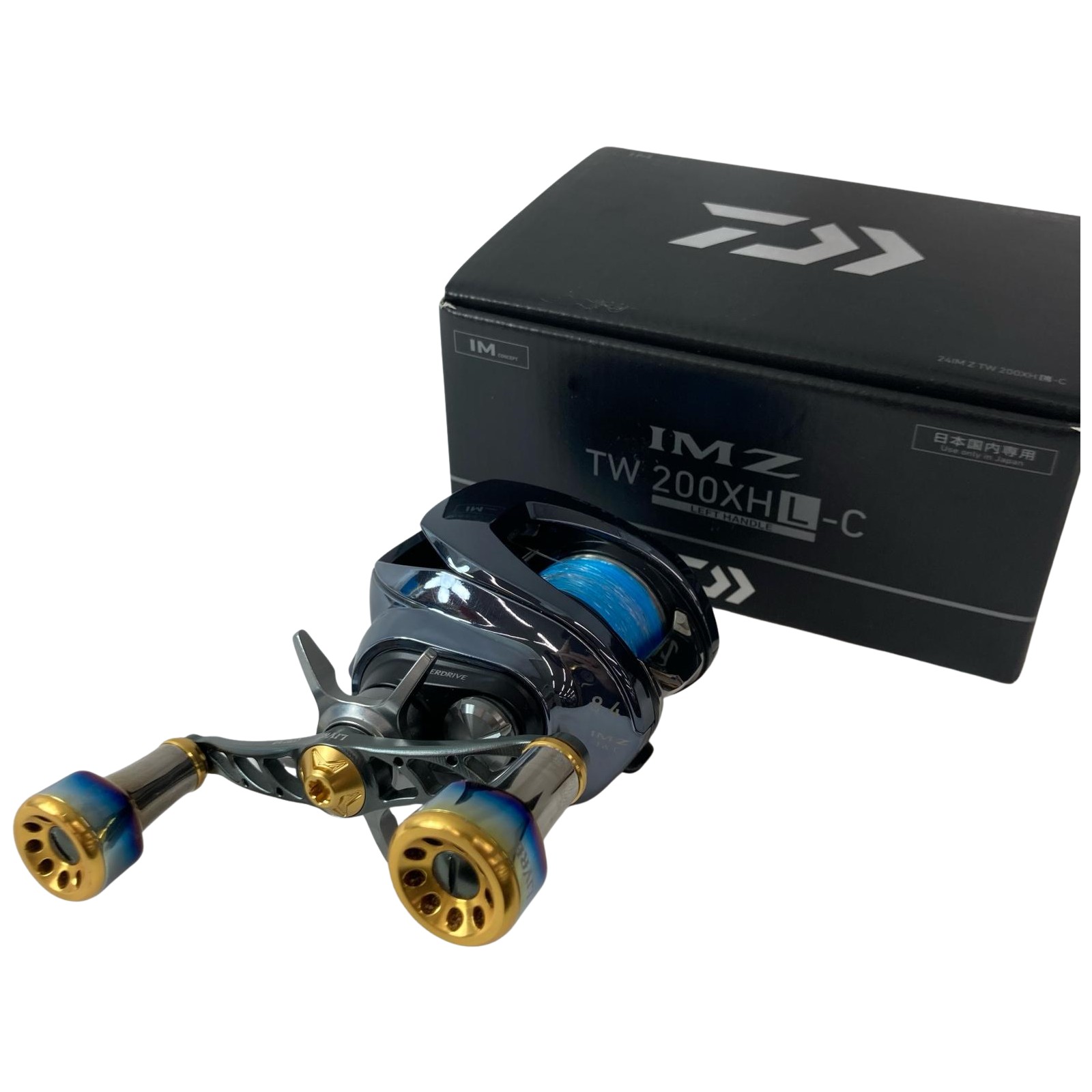 【中古】DAIWA ダイワ ベイトリール 24IM Z TW 200XHL-C 00630295 (357848) カスタムハンドル付 Bランク
