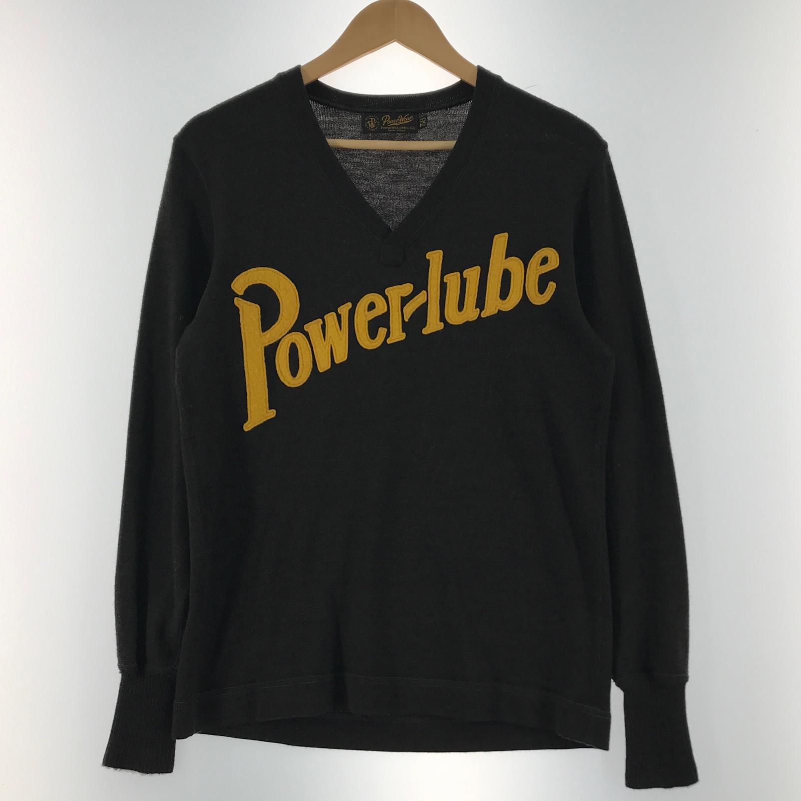 ▼▼【中古】FREE WHEELERS フリーホイーラーズ Vネックニット Power-lube SIZE 38 ブラウン Cランク