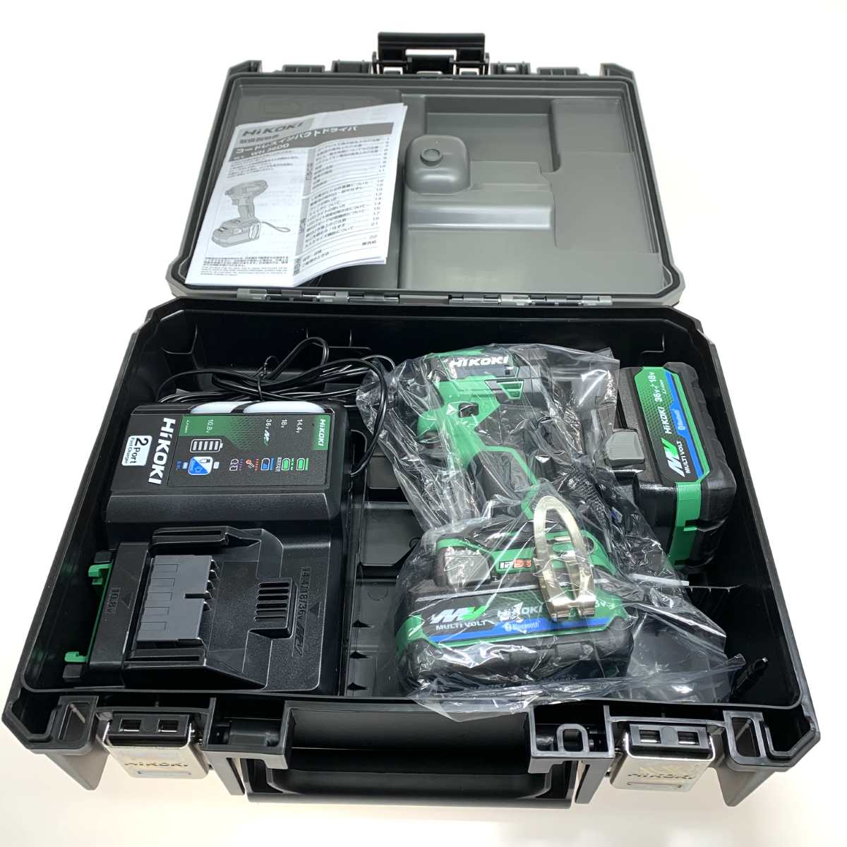 ●●【中古】HiKOKI ハイコーキ 工具　インパクトドライバ WH36DD グリーン Sランク