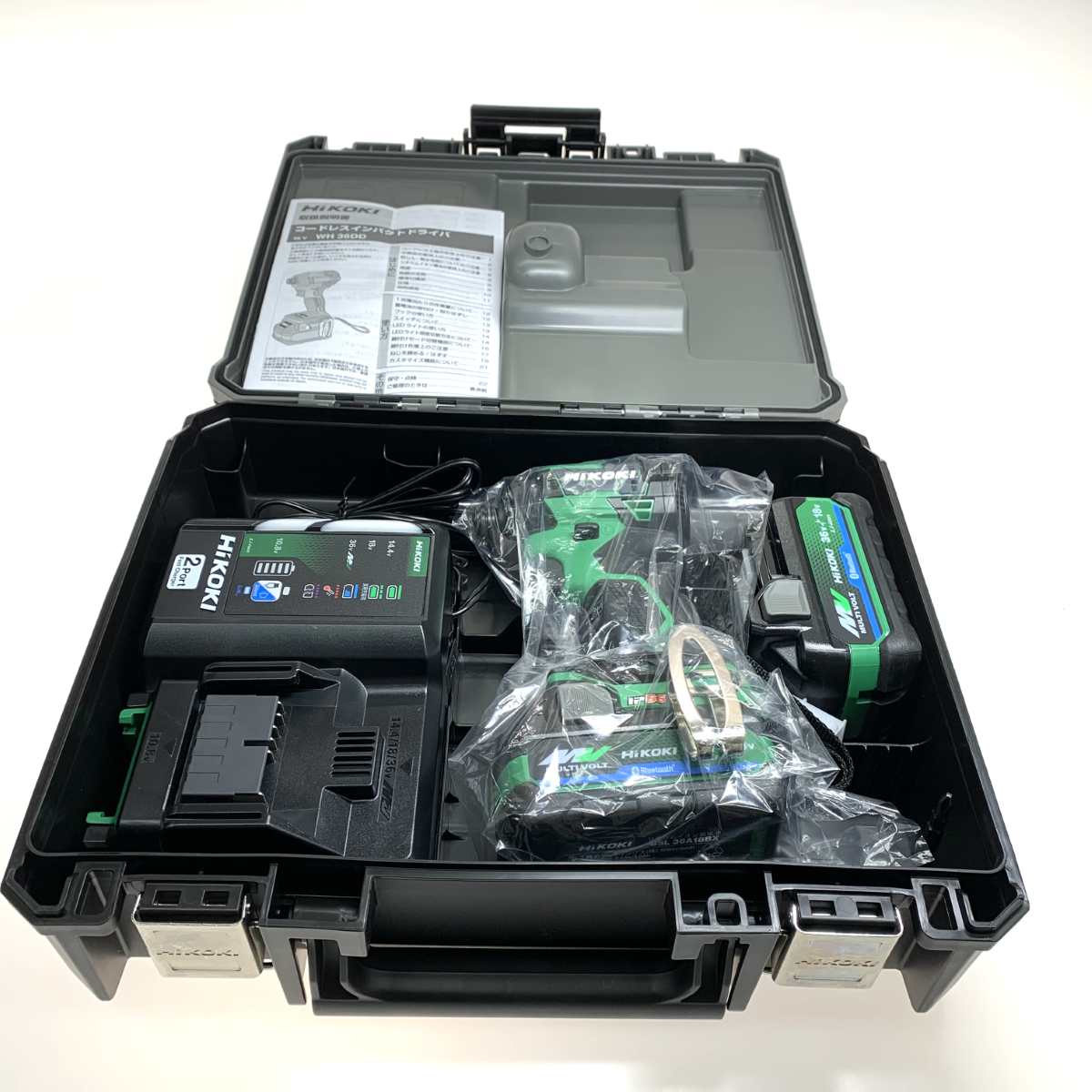 ●●【中古】HiKOKI ハイコーキ 工具 インパクトドライバ WH36DD グリーン Sランク