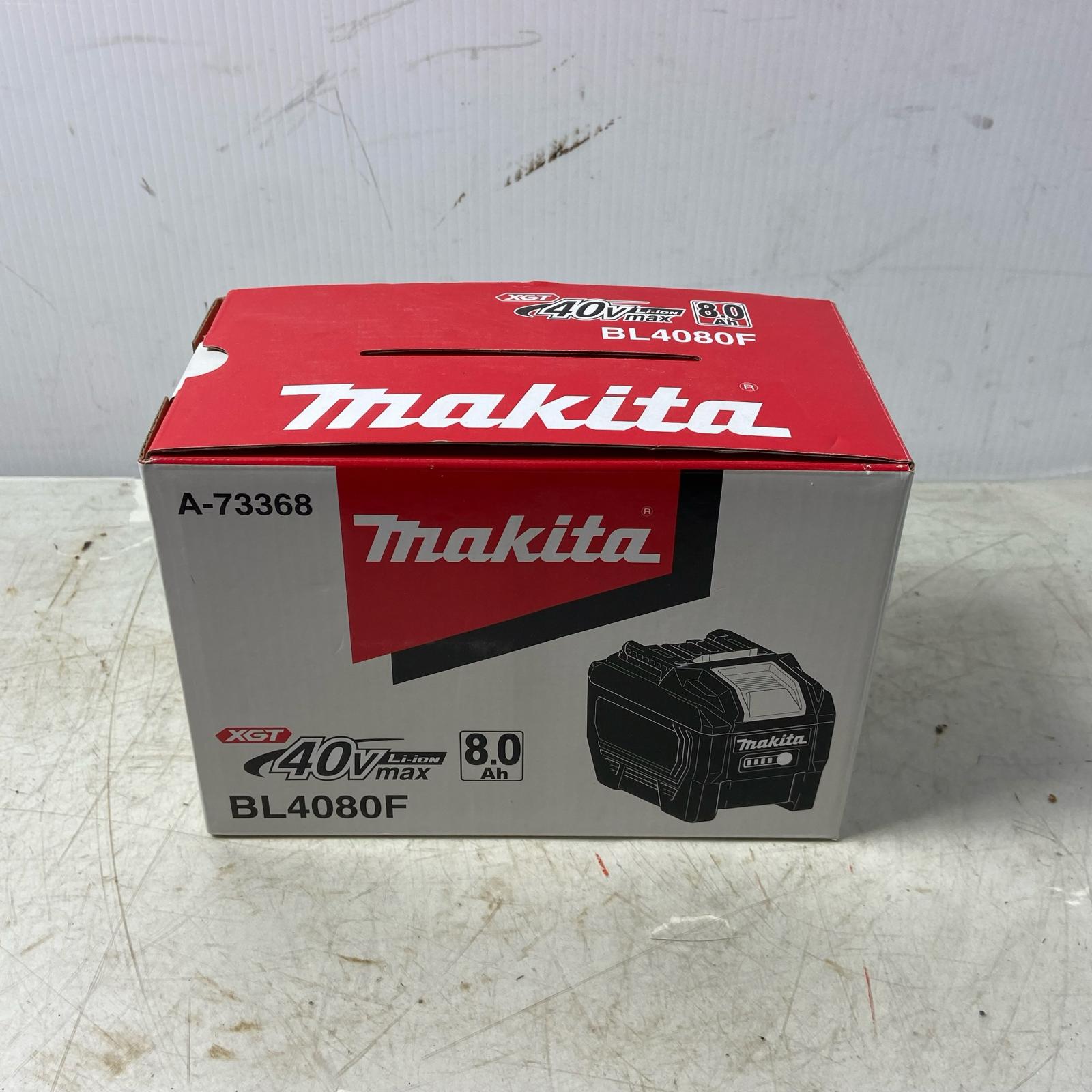 ΦΦ【中古】MAKITA マキタ 40Vmax 8.0Ah 高最終生産物操作手順(A-73368)乾電池残量書きあらわす付き添い人 リチウムイオンバッテリー BL4080F S序列付ける