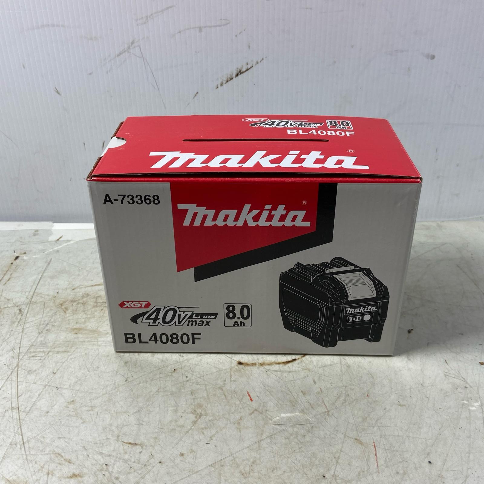 ΦΦ【中古】MAKITA マキタ  40Vmax 8.0Ah 高最終生産物操作手順(A-73368)乾電池残量書きあらわす付き添い人 リチウムイオンバッテリー BL4080F S序列付ける