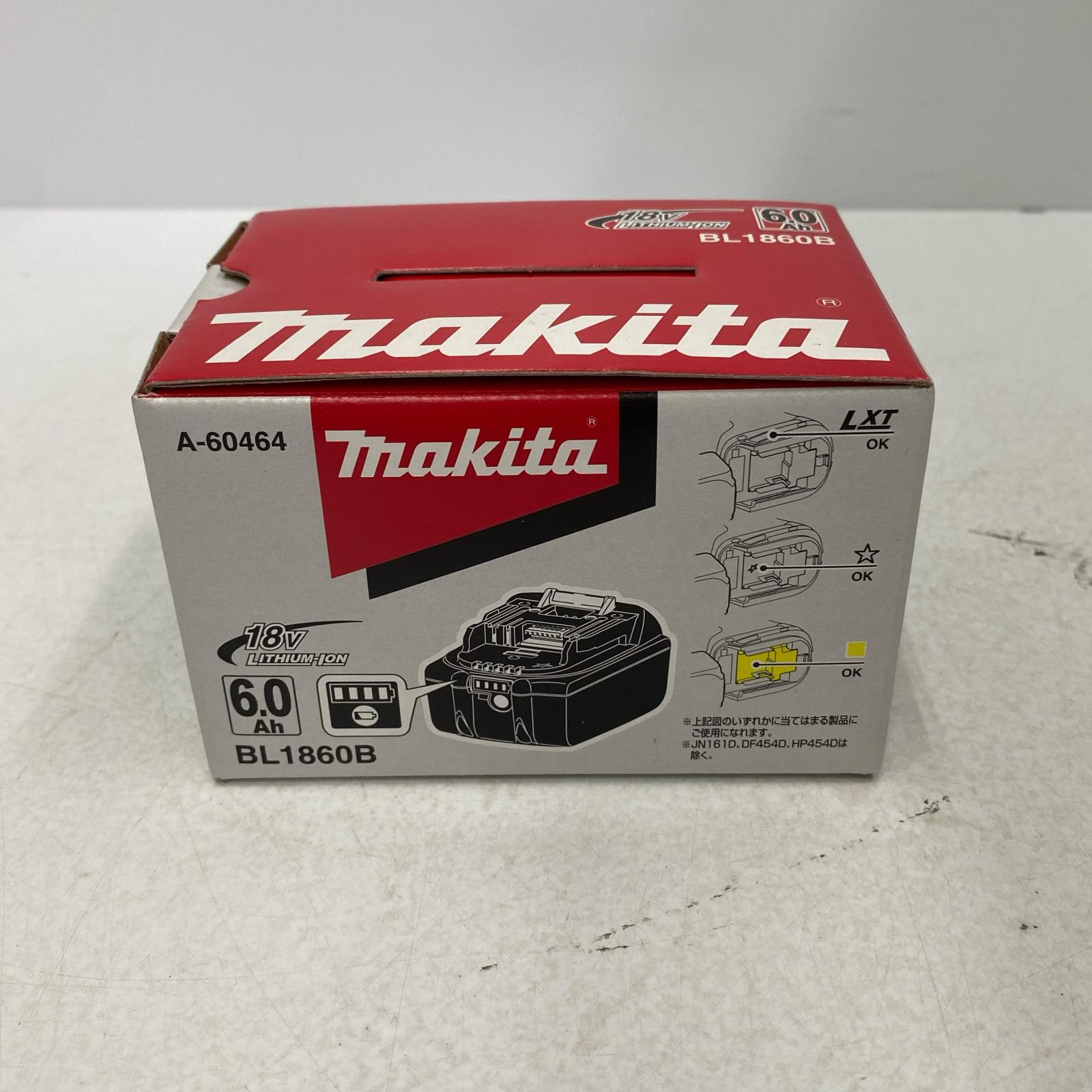 【中古】MAKITA マキタ 蓄電池 18v 6.0Ah BL1860B S序列付ける