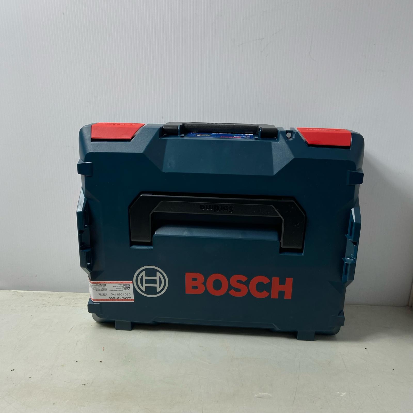 ΦΦ【中古】BOSCH ボッシュ 緑であることレーザ墨出し器 GLL18V-120-33CG 青碧 A位置づける