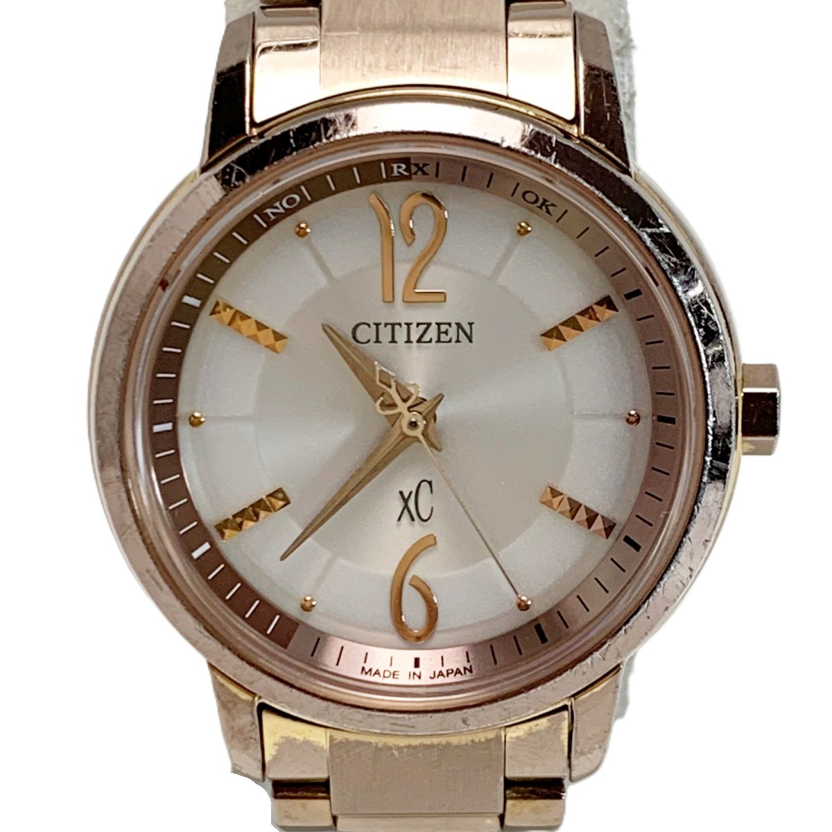 【中古】CITIZEN シチズン xC 腕時計 H030-T016049 シルバー ステンレススチール レディースウォッチ Bランク