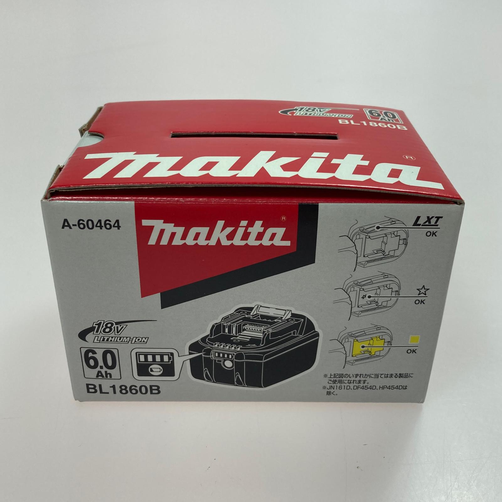 【中古】MAKITA マキタ 蓄電池 18v 6.0Ah BL1860B S序列付ける