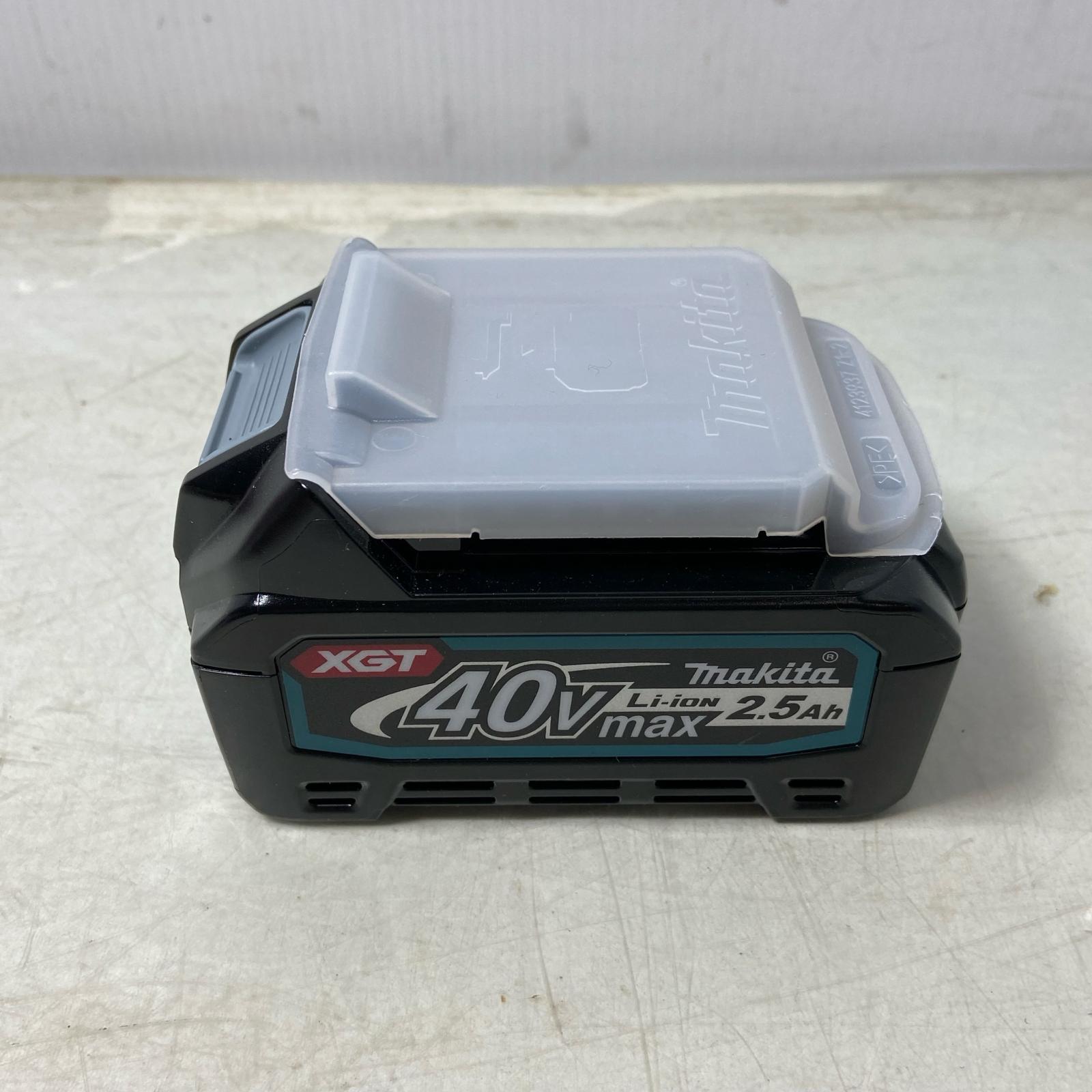 ΦΦ【中古】MAKITA マキタ 40Vmax 2.5Ah(A-69923) バッテリー残量表示付き リチウムイオンバッテリー BL4025 Sランク