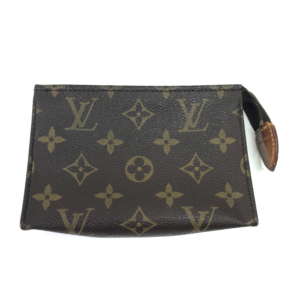 【中古】LOUIS VUITTON ルイヴィトン コスメポーチ モノグラム ポッシュトワレット15 M47546 Bランク