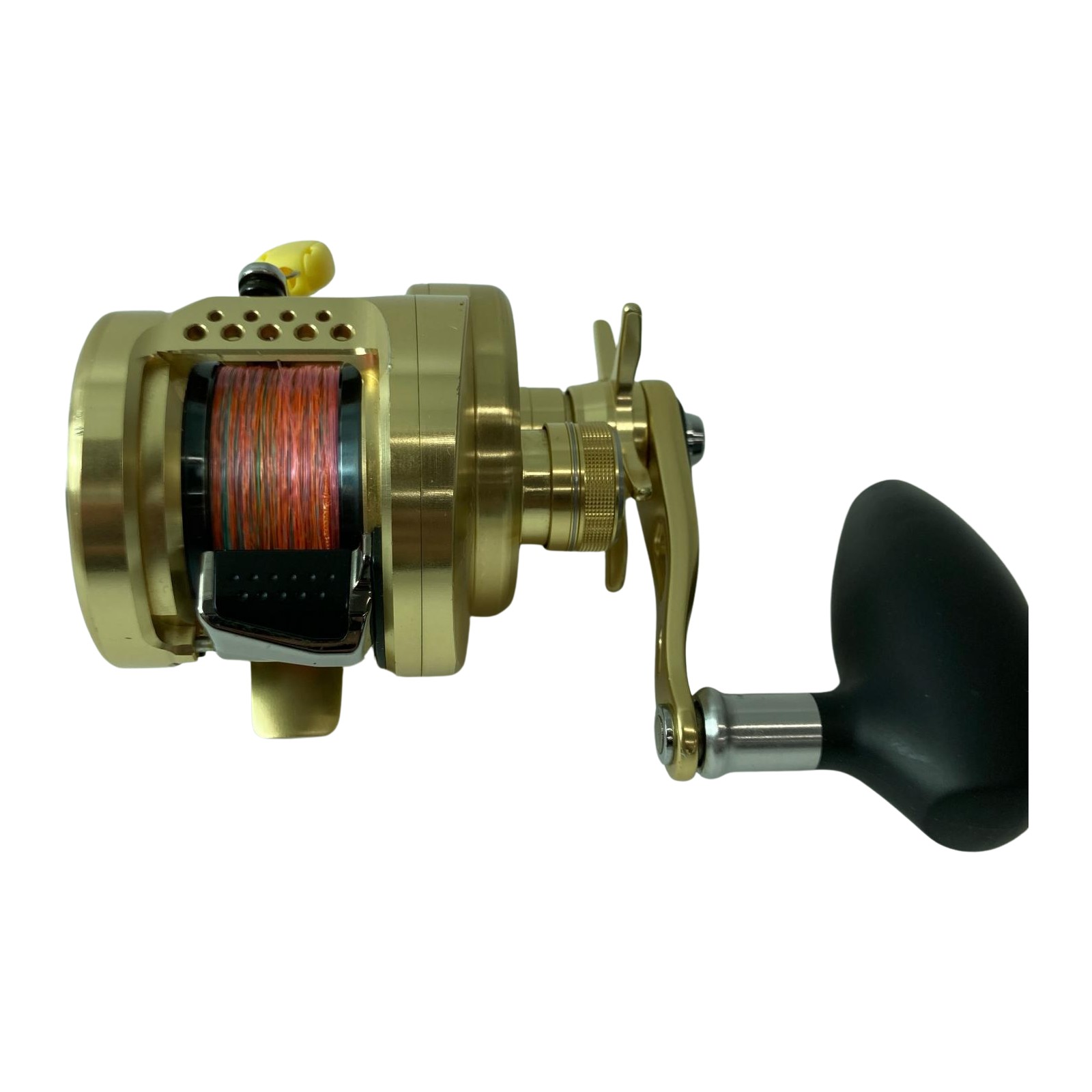 【中古】SHIMANO シマノ ベイトリール 14オシアコンクエスト 200HG 03300 リールポーチ付 Cランク