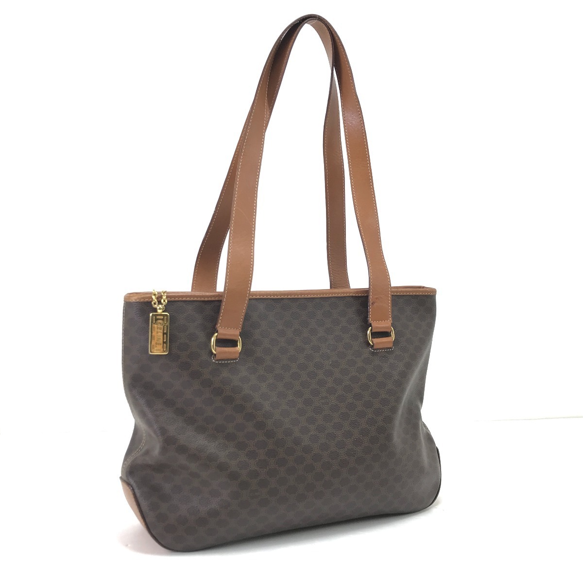 楽天市場】【中古】CELINE セリーヌ マカダム柄 トートバッグ