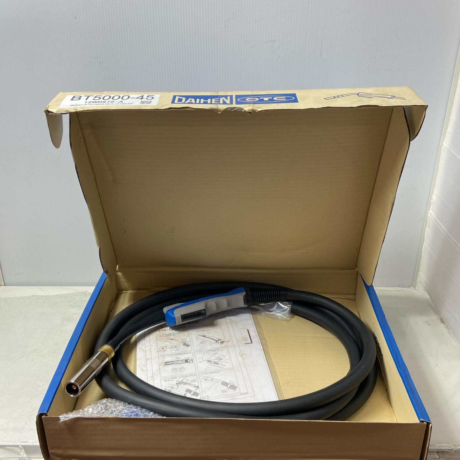 ΦΦ【中古】DAIHEN 半自動小銃 溶接 懐中電燈 青み懐中電燈 3 長さ 4.5 m  BT5000-45 S序列付ける