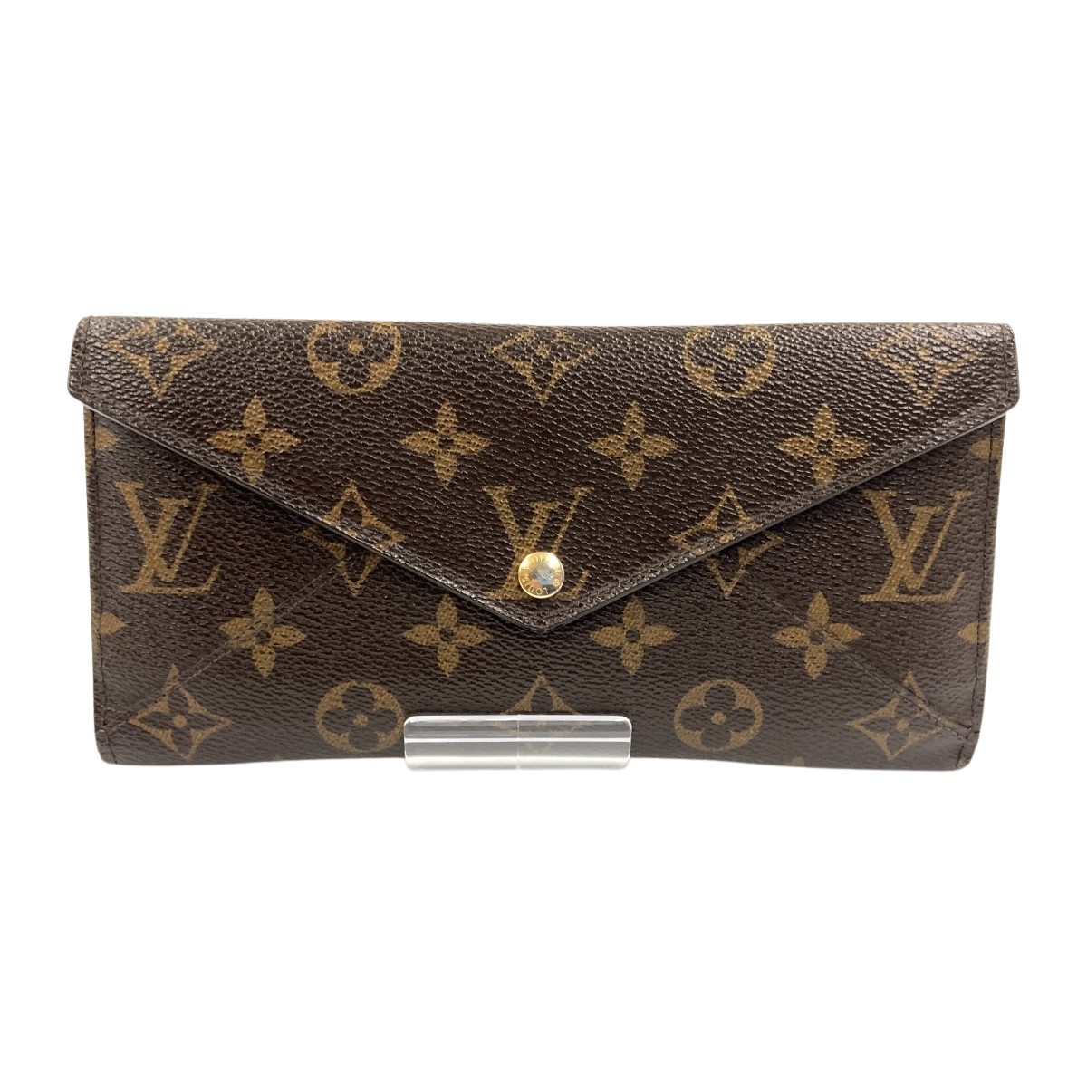 〇〇【中古】LOUIS VUITTON ルイヴィトン モノグラム ポルトフォイユ オリガミ ロン M40487 赤銅色 B位置づける
