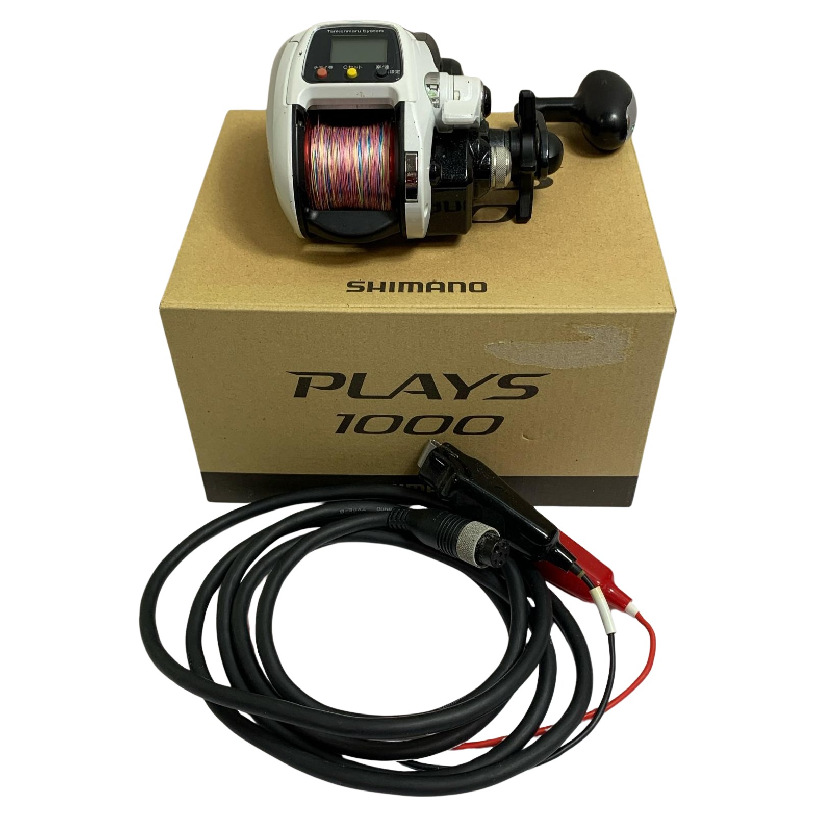 ★★【中古】SHIMANO シマノ 12プレイズ1000 ワット数吊りひも、箱付き添い人 構成要素サビあり 02913 B序列付ける