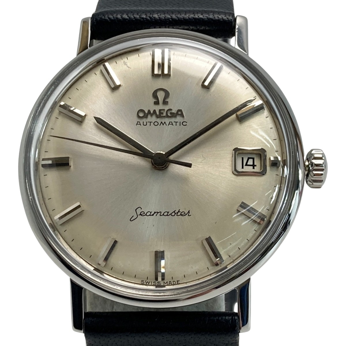 【中古】OMEGA オメガ シーマスター デイト 1477 5 シルバー 自動巻き メンズ 腕時計 Seamaster Cランク｜リサイクルビッグバン店