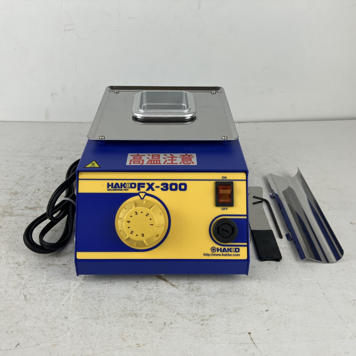 ЗЗ【中古】HAKKO 100v はんだ槽 FX-300 青色×黄色 S価値づける