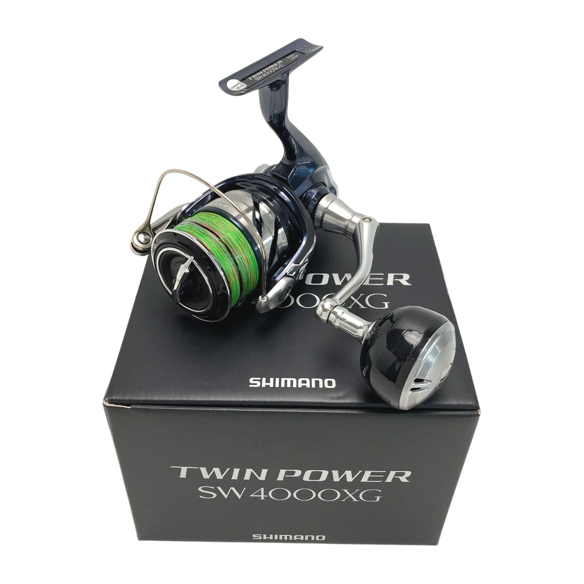 【中古】SHIMANO シマノ 21 ツインパワー SW 4000XG 04221 スピニングリール 箱付き Bランク