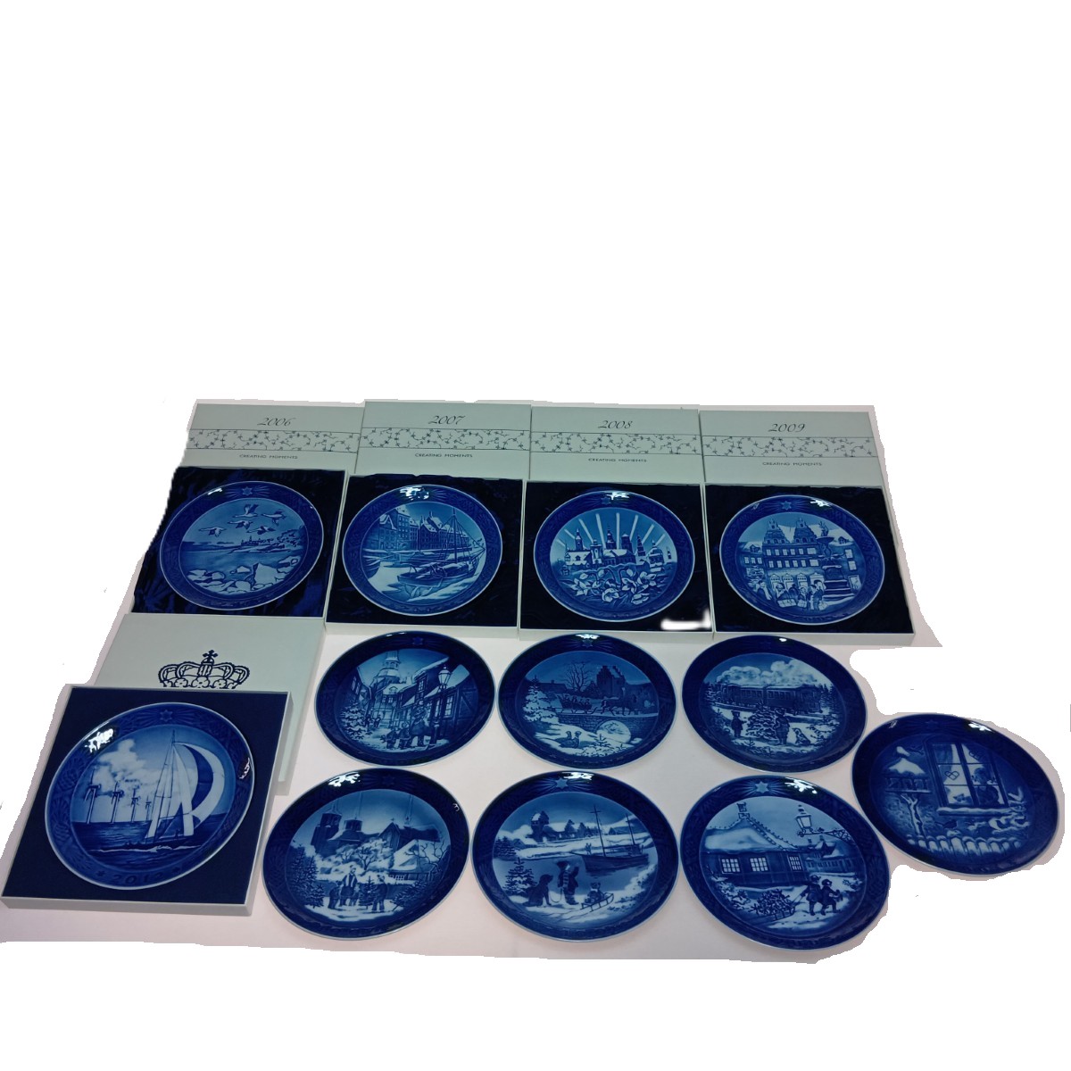 【中古】ROYAL COPENHAGEN ロイヤル・コペンハーゲン ROYAL COPENHAGEN イヤープレート 12枚 まとめ Bランク