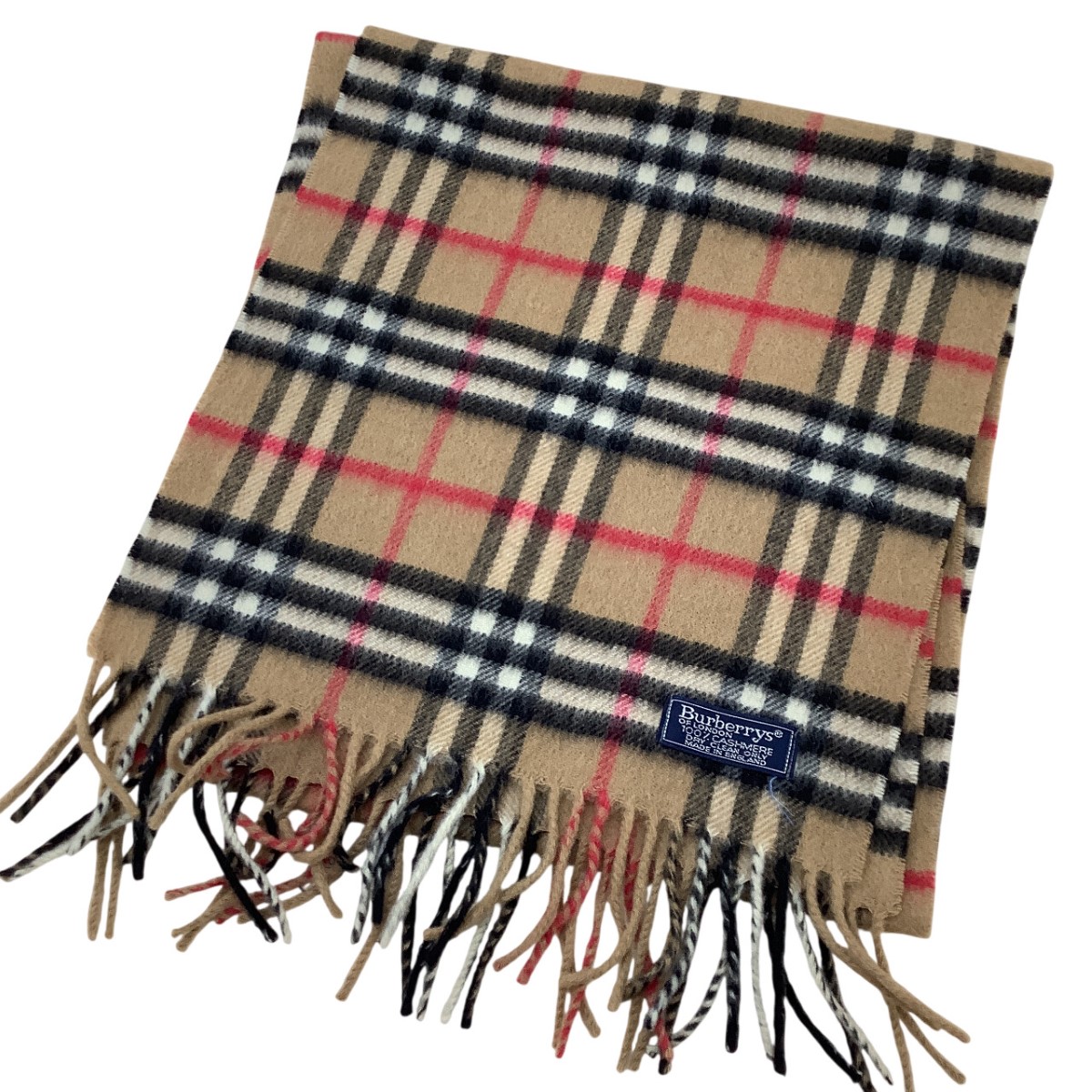 楽天市場】♪♪【中古】Burberrys バーバリーズ マフラー カシミヤ100