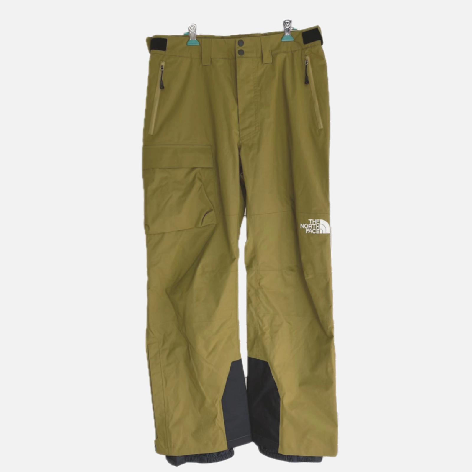 §§【中古】THE NORTH FACE ザノースフェイス スノーボード御召しもの(ズボン下) SIZE L 座標軸B シュカブラパンツ NS62312 モスグリーン B序列付ける