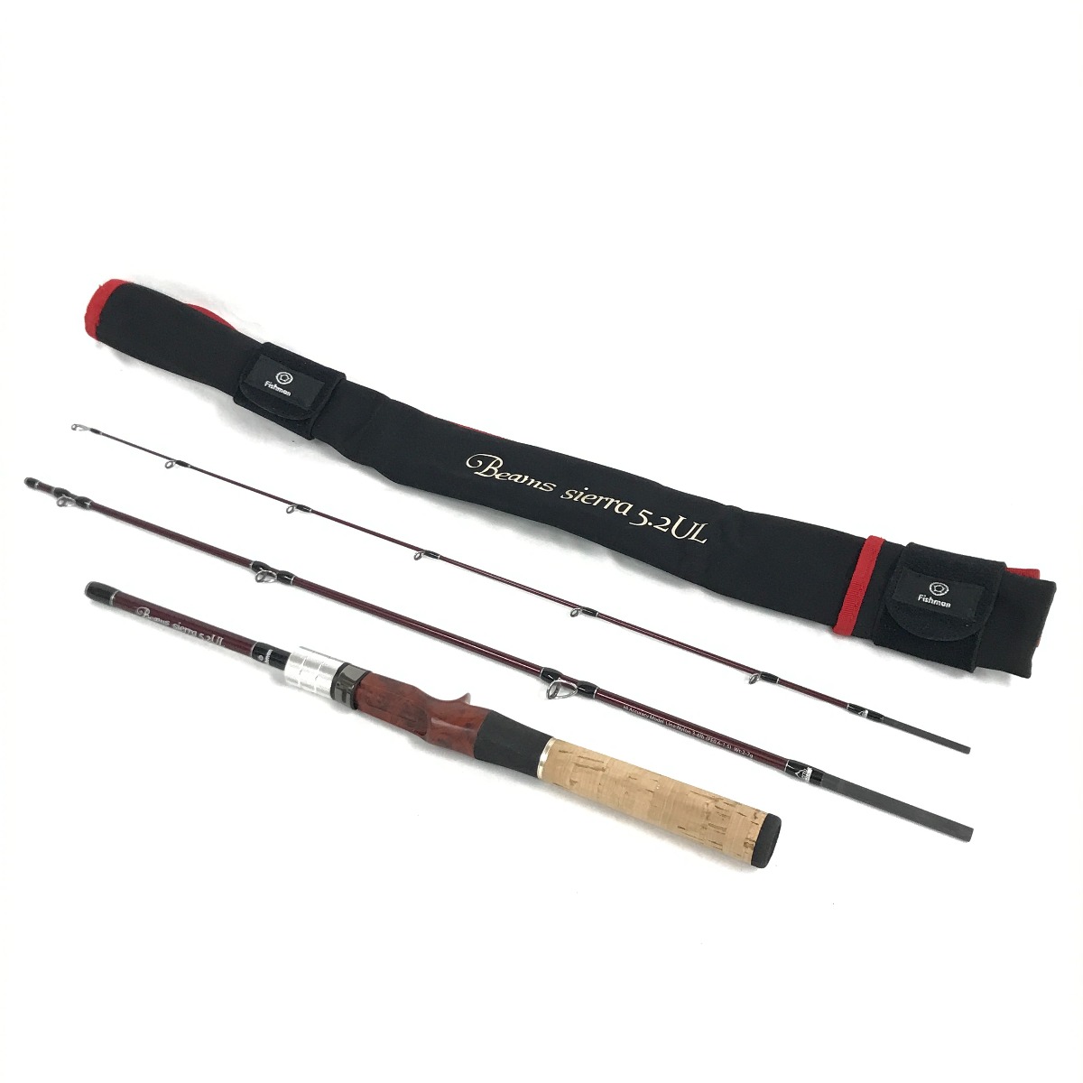 【中古】Fishman フィッシュマン ビームス シエラ 5.2UL 釣り用品 ロッド ルアーロッド Cランク