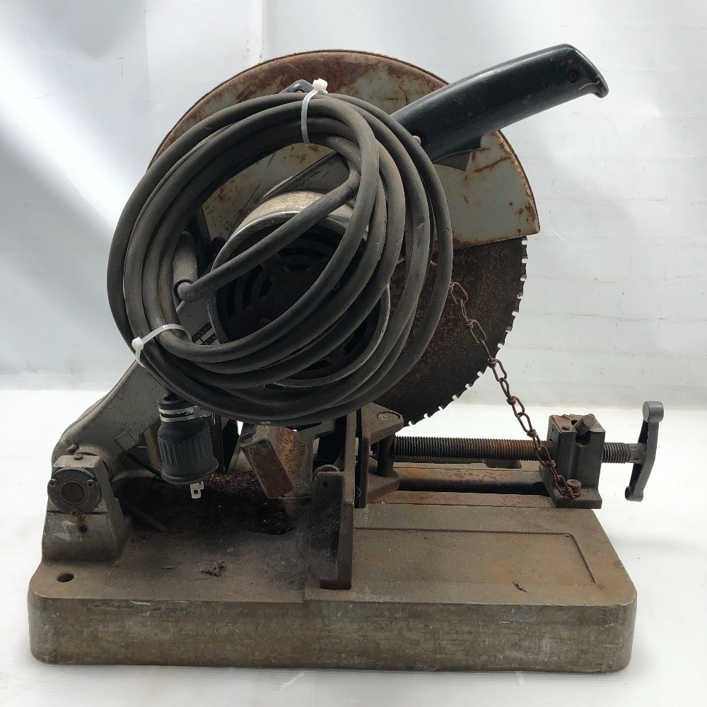 ◇◇【中古】モトユキ 弾丸道路切りおとす機 吊りひも式 100v  BS-355 薄墨色 C序列付ける