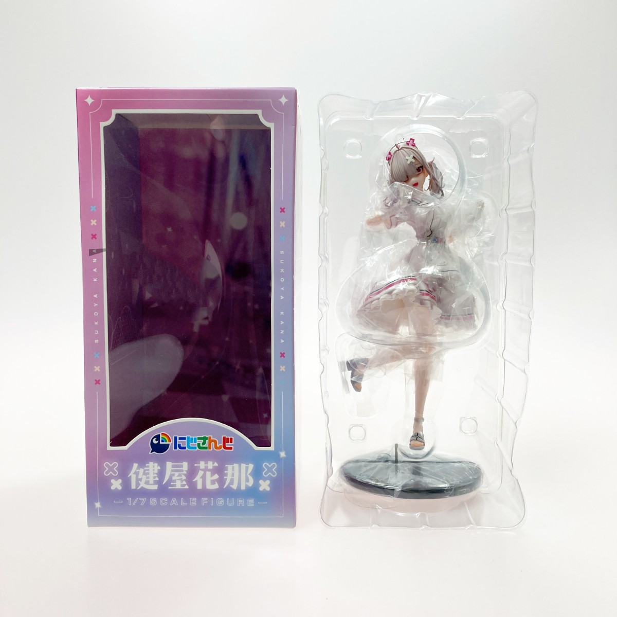 【中古】GOOD SMILE COMPANY グッドスマイルカンパニー にじさんじ 健屋花那 1/7スケールフィギュア Bランク