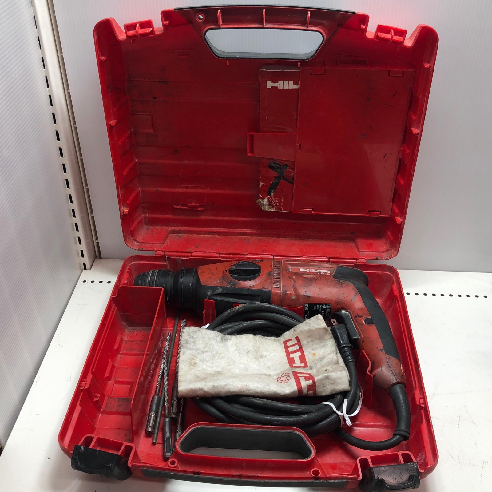 【中古】Hilti ヒルティ ハンマドリル 入れもの付 TE2 赤いこと C価値づける