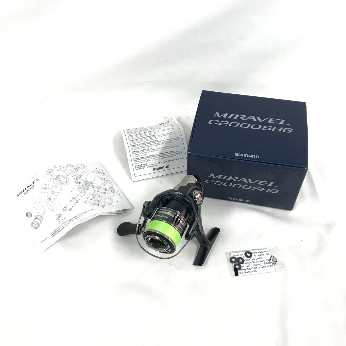 【中古】SHIMANO シマノ 22ミラベル C2000SHG 釣り用品 リール スピニングリール 045133 Bランク