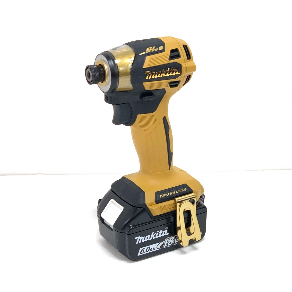 【中古】Makita マキタ 充電式インパクトドライバ TD173DGXPY 18V 6.0Ah LXT20周年カラー プレミアムイエロー Sランク