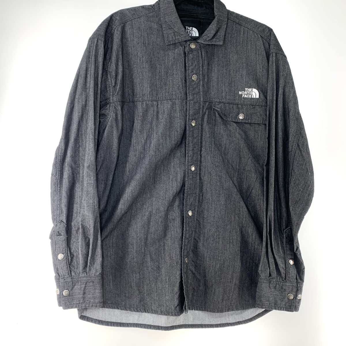 ●●【中古】THE NORTH FACE ザノースフェイス メンズ プルオーバー SIZE L  NR72130 薄墨色 B価値づける