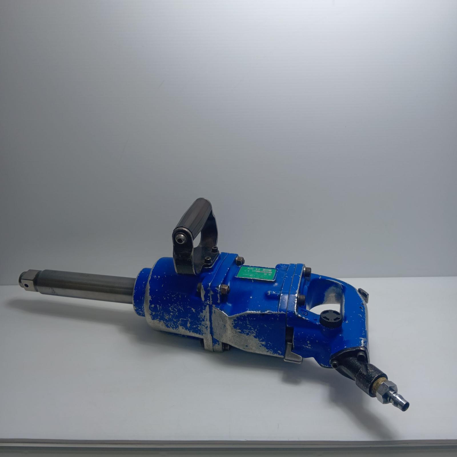 【中古】TOKU エアインパクトレンチ TOKU MI-42GL 青碧 度合いC 本体のみ 常圧 2018-E010 当て嵌める感有 カタカタ音がする MI-42GL 青碧 C位置づける